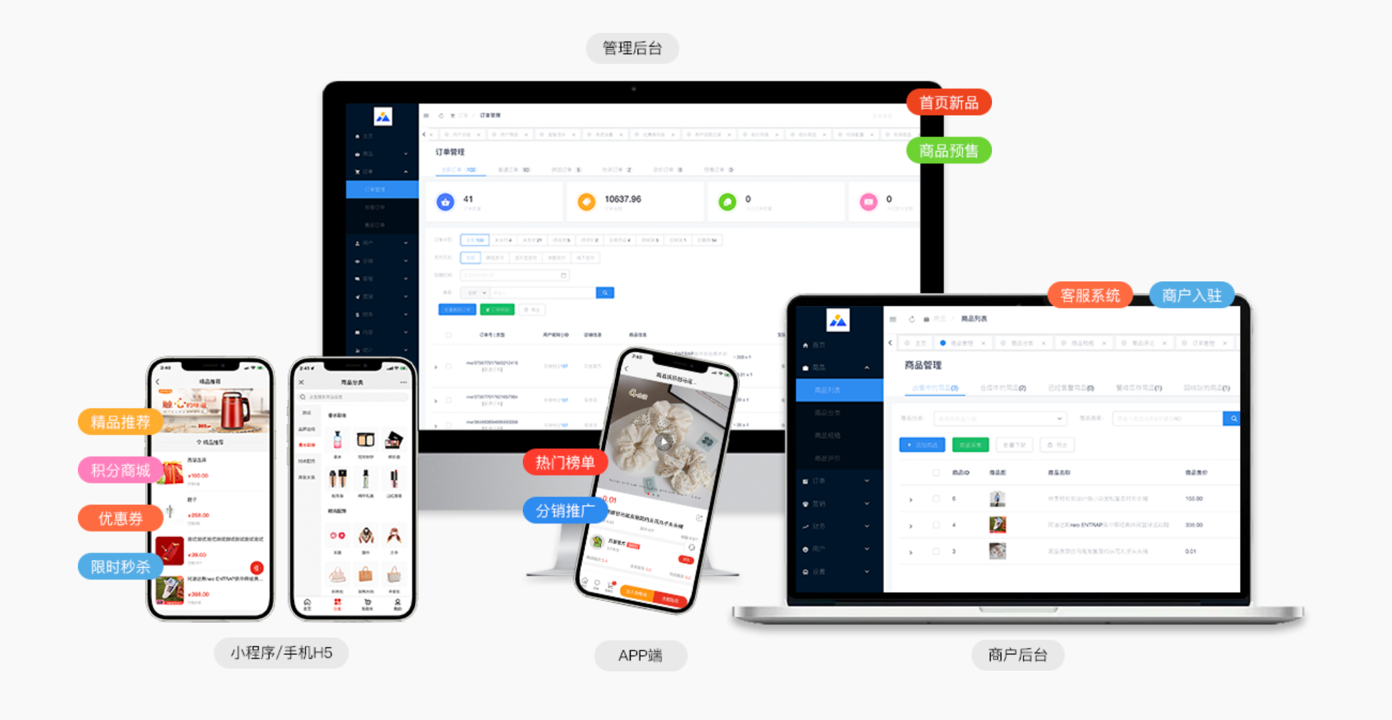 多商户商城系统源码